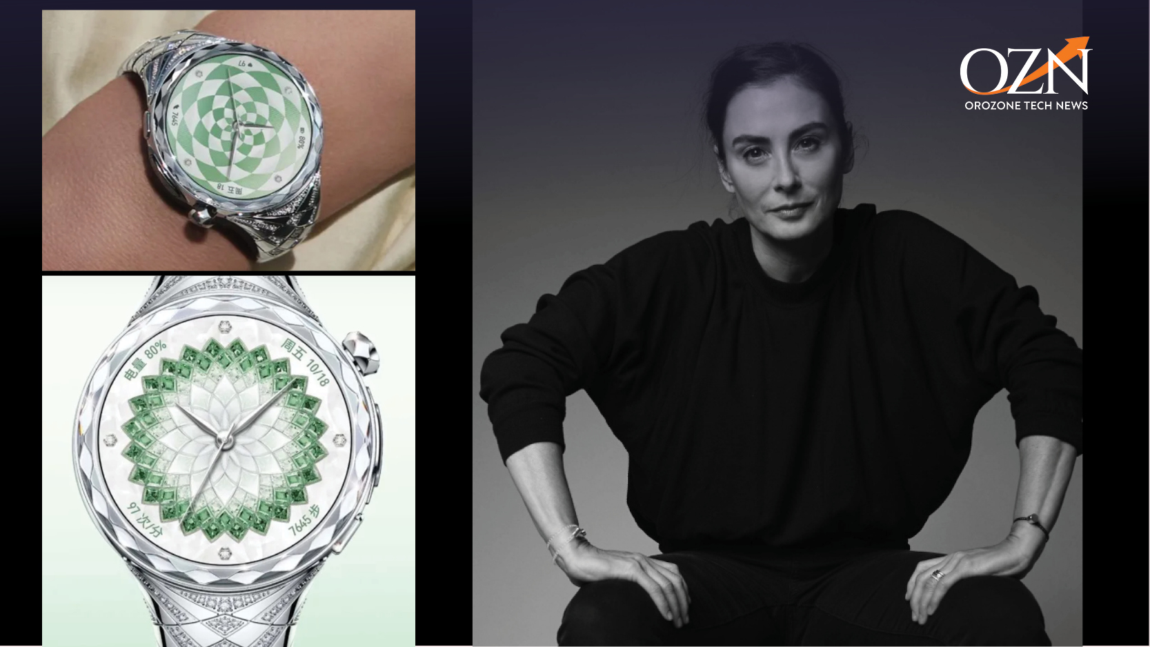 Huawei Partners Francesca Amfitheatrof to Launch Diamond-Set High Jewellery Smartwatch