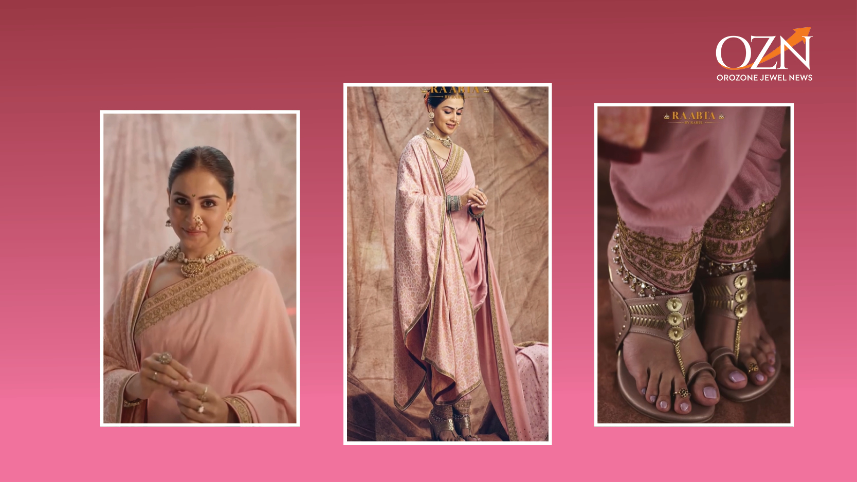 Genelia Deshmukh Shines in Raabta By Rahul: A Perfect Blend of Tradition and Modern Luxury