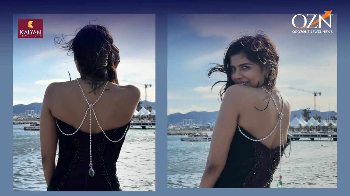 Kalyan Jewellers Marks Third Cannes Appearance with Statement Back Jewel