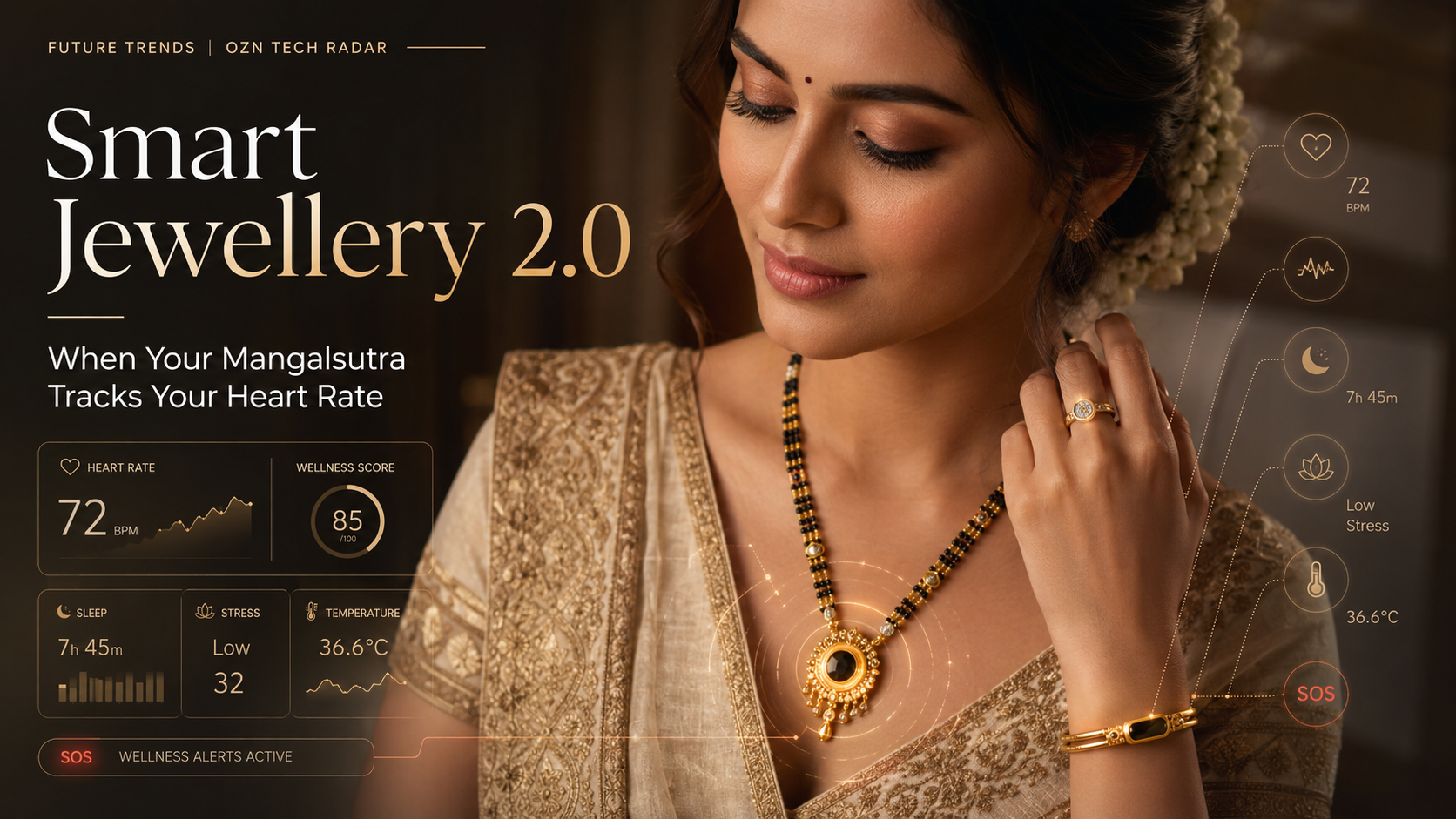 Smart Jewellery 2.0: When Your Mangalsutra Tracks Your Heart Rate