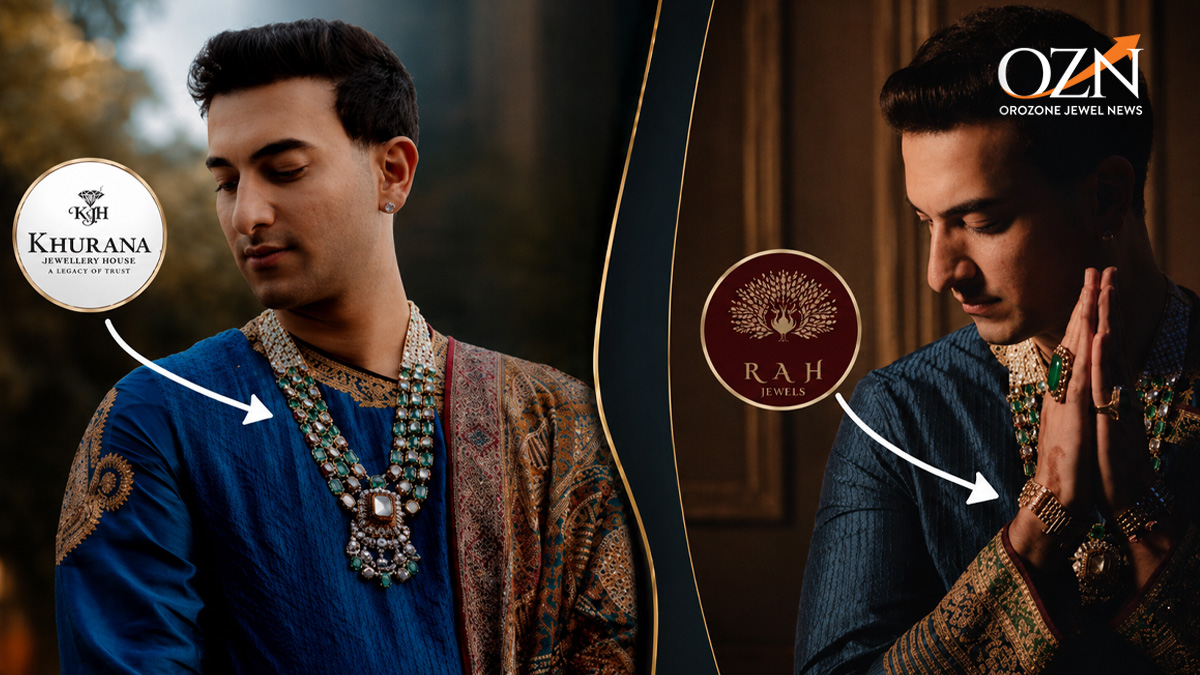 Rishab Rikhiram Sharma’s Heritage Look Highlights Khurana Jewellery House and The Rah Jewels