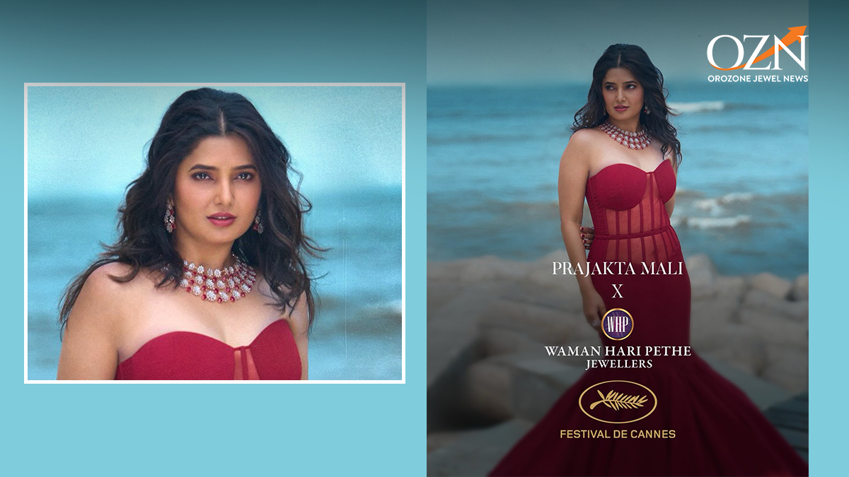 Waman Hari Pethe Jewellers Makes a Cannes Statement with Prajakta Mali